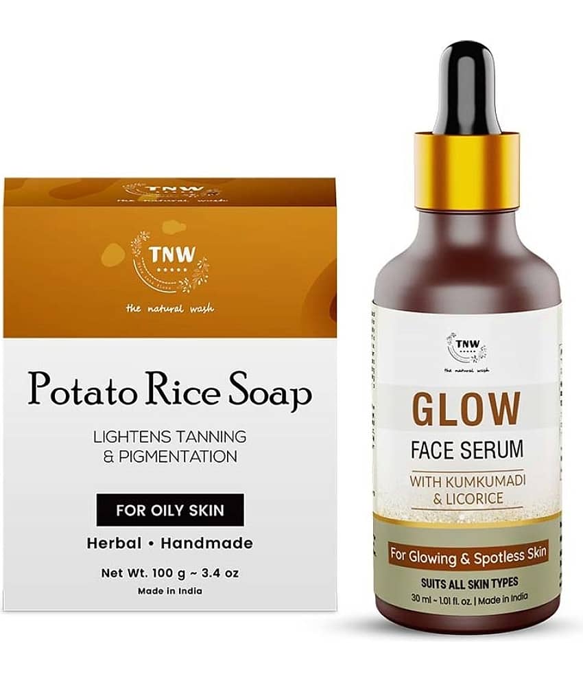 Combo of 2- Potato Rice Soap 100gm & Glow Face Serum 30ml