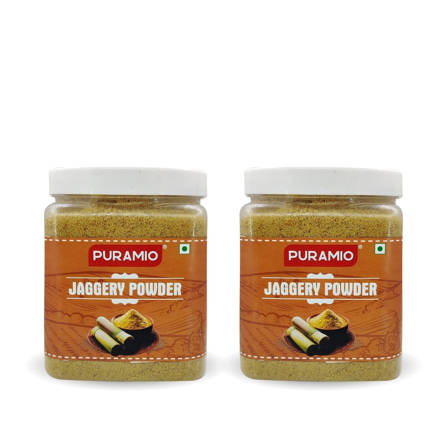 Puramio Jaggery Powder, 600 gm Each - Pack of 2