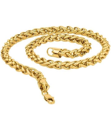 Green Spritual Gold Plated Chain ( Set of 1 )