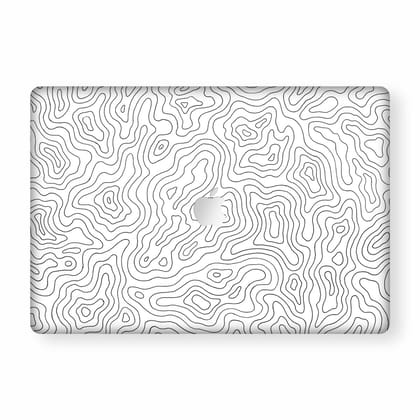Colourful Curvature MacBook Skins Collection Colourful Curvature MacBook Skins Collection - Simply White