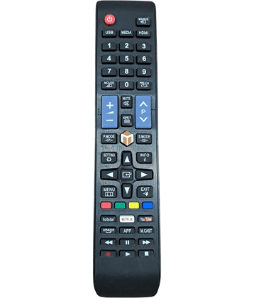 CRYSTONICS CH UNI-156 TV Remote Compatible with Chinese LCD LED Smart TV & Non Branded Smart TV