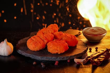 Kimchi Chicken Nuggets + Dip