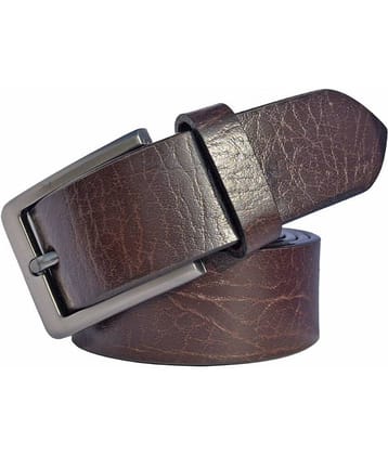 SUNSHOPPING - Brown Leather Men's Casual Belt ( Pack of 1 )
