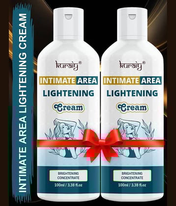 KURAIY Skin Whitening Cream For Dark/Age Spots, Uneven Skin Shade - 100ml Pack Of 2