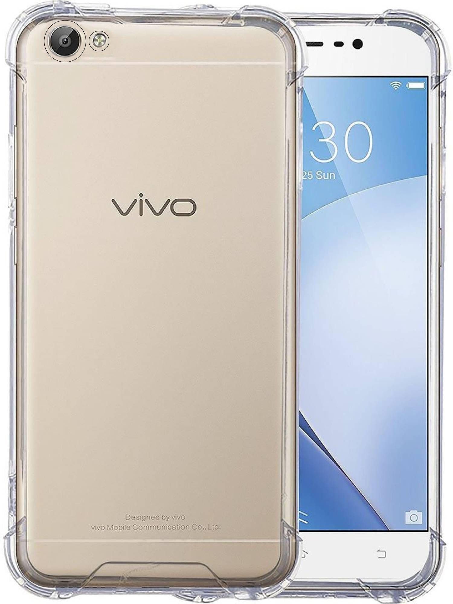 PLUGTECH TPU Ultra Hybrid Clear Camera Protection Back Cover Case for Vivo V5 Plus
