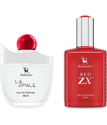 Ramsons - LA OPALE EDP 40ml & RED ZX 30ml Eau De Parfum For Men ( Pack of 2 )