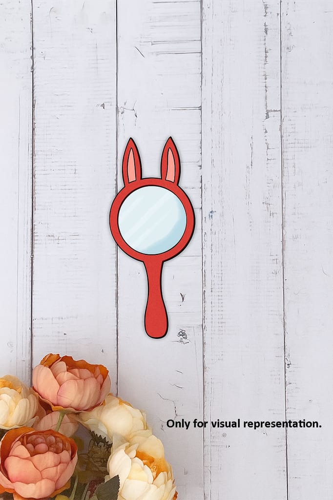 Dbeautify's DIY Bunny Ears Hand Mirror for Kids
