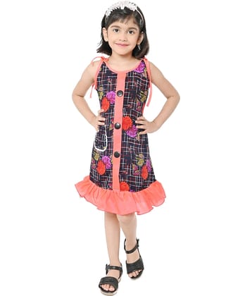Eva And Ali Pack of 1 Baby Girls Cotton Blend Dress ( Multi )