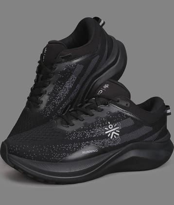 Cult Blaze Black Men's Sports Running Shoes