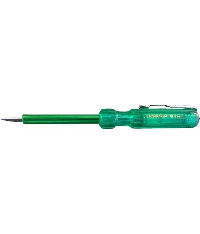 Taparia 814 Screwdriver Cum Line Tester - Green