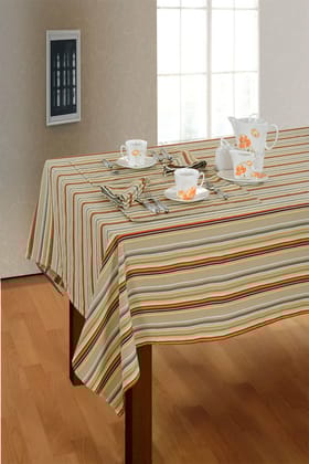 Multicolour Stripe Ivan Table Cover-60 x 90 in / Multicolour / Multicolour