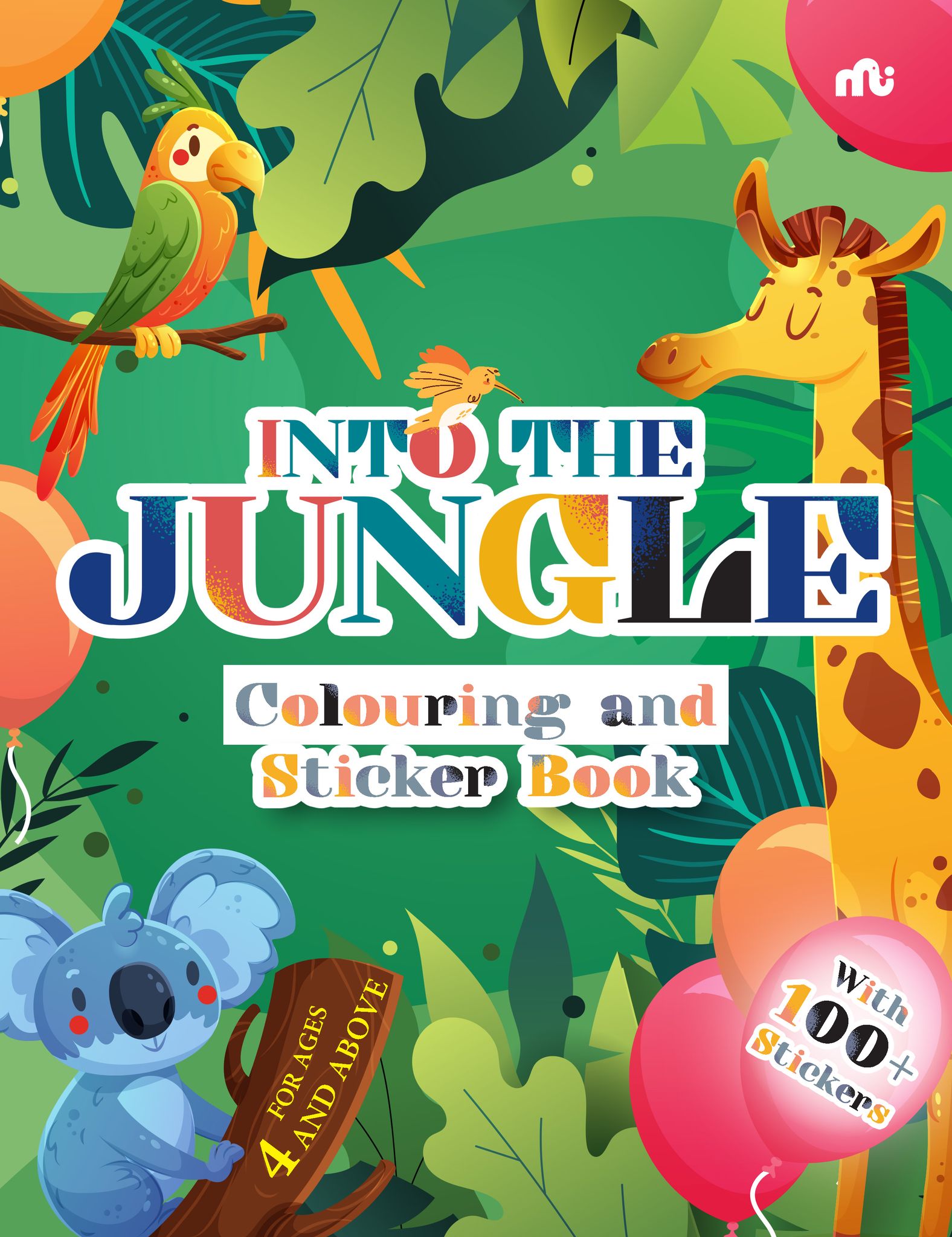 Into the Jungle: Colouring and Sticker Book