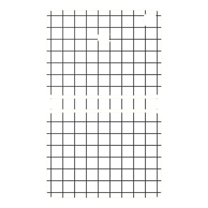 iPad Magic Keyboard Squares White Skin