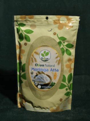 Odon Natural MORINGA ATTA Mix Superfood Moringa Leaf Powder for Iron, Calcium and Vitamins-750g
