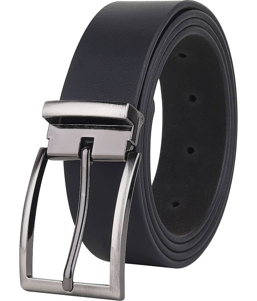 SUNSHOPPING - Black 100% Leather Men's Formal Belt ( Pack of 1 )