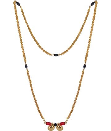 KRIMO - Golden Mangalsutra ( Pack of 1 )
