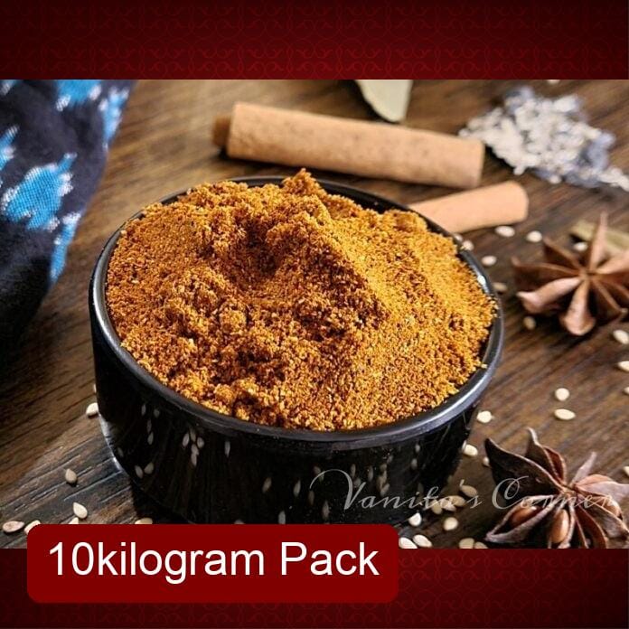 Subhojyam Maharashtrian Goda Masala (10 Kg) | Authentic Sweet-Earthy Spice Blend | Bulk Wholesale Pack