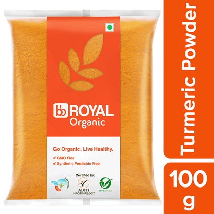 BB Royal Organic - Turmeric Powder/Arisina Pudi, 100 g