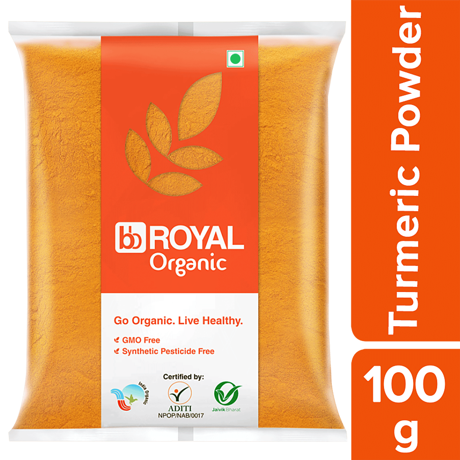 BB Royal Organic - Turmeric Powder/Arisina Pudi, 100 g