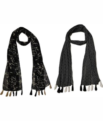 stolevilla Multi Printed Poly Cotton Yarn Stoles