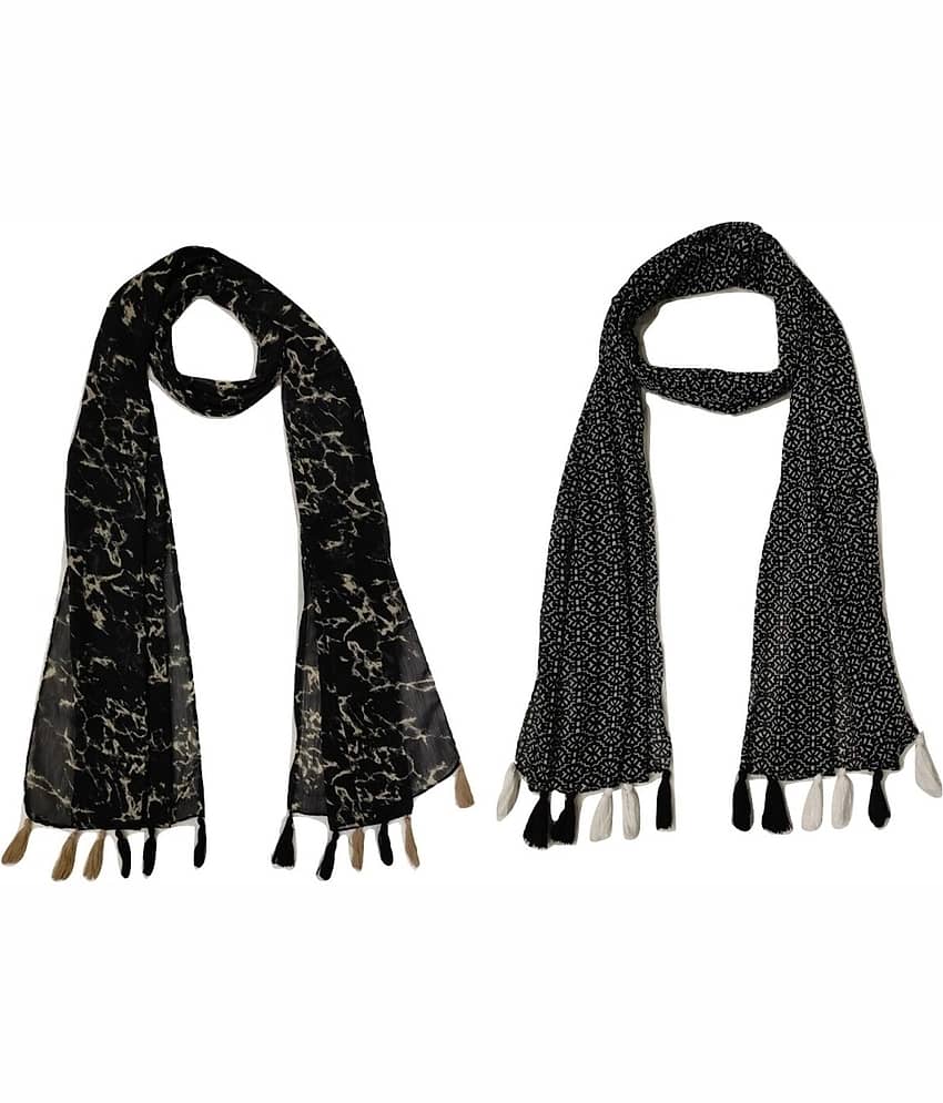 stolevilla Multi Printed Poly Cotton Yarn Stoles