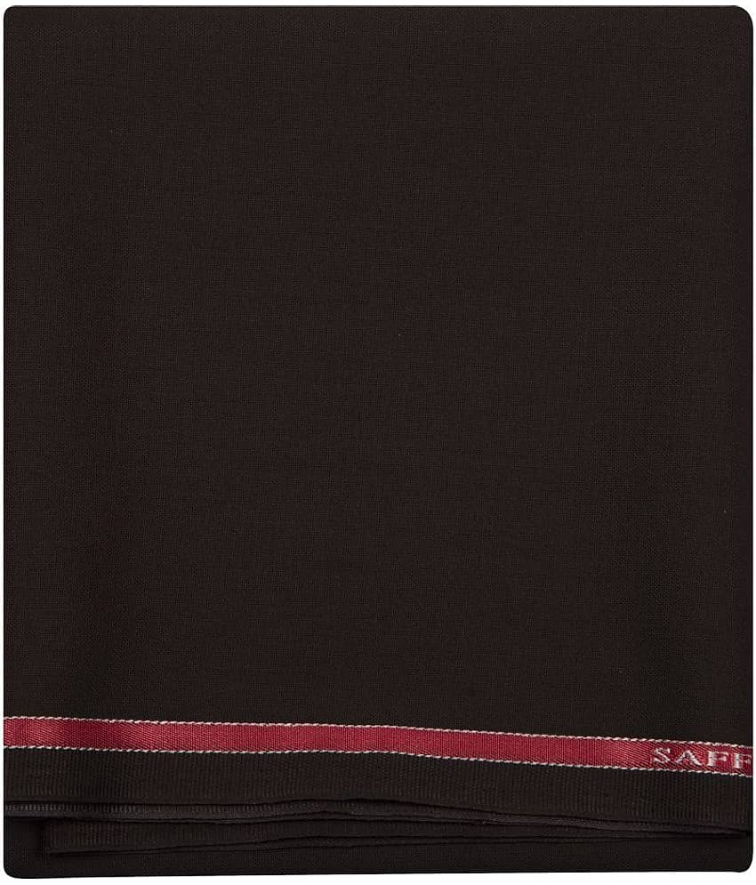 Maharaja Brown Poly Blend Unstitched Pant Pc