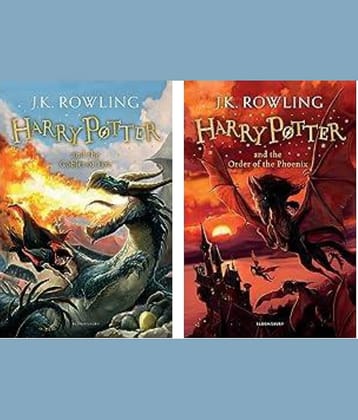 Harry Potter And The Order Of Phoenix And Harry Potter And Goblet Of Fire Combo  (Paperback, Jk Rowling)