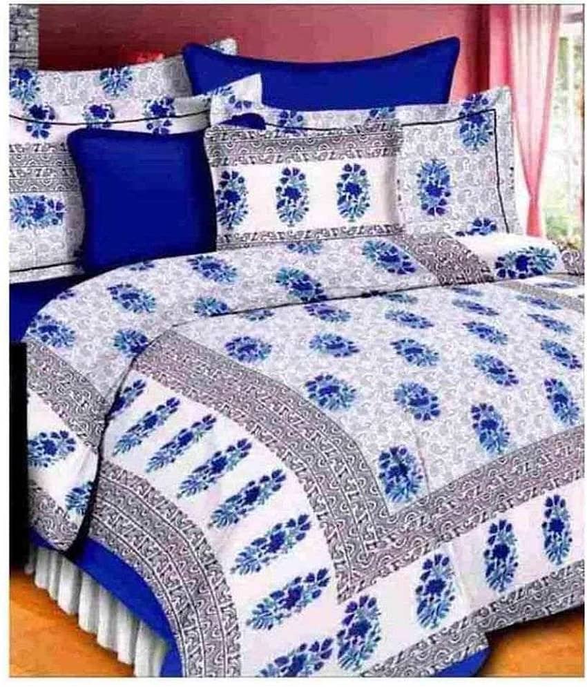 Bombay Spreads Cotton King Bedsheet ( Multi )