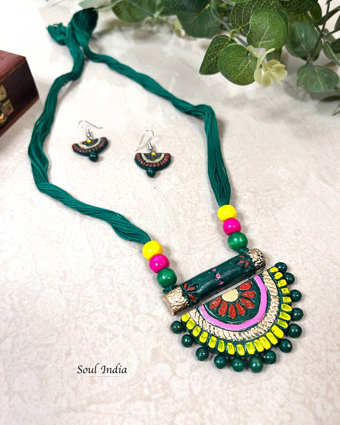 Handmade Terracotta Jewellery Set