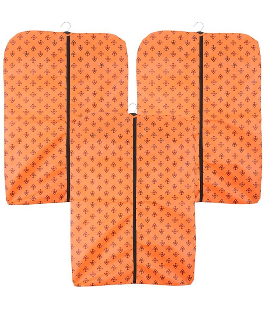 PrettyKrafts Foldable Non Woven Coat Cover (Set of 3 pcs) -