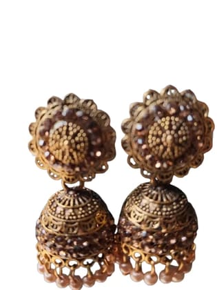 Elegant Alloy Jhumki Earring Perfect for Weddings, Parties, and Festivals