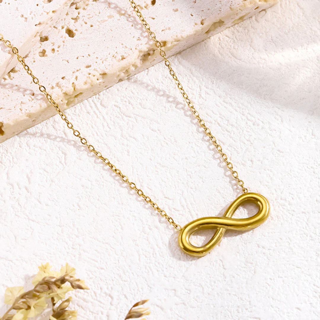 INFINITY NECKLACE - 18K GOLD-PLATED
