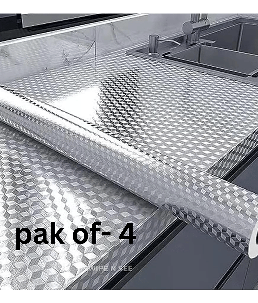 swipe n see Abstract Wallpaper ( 60 x 200 ) cm ( Pack of 4 )