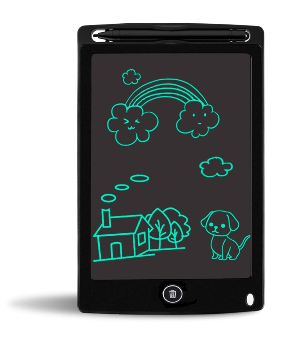 Magic Slate 8.5-inch LCD Writing Tablet Pad with Stylus Pen | for Drawing, Playing, Noting by Kids & Adults (Pack of 1)