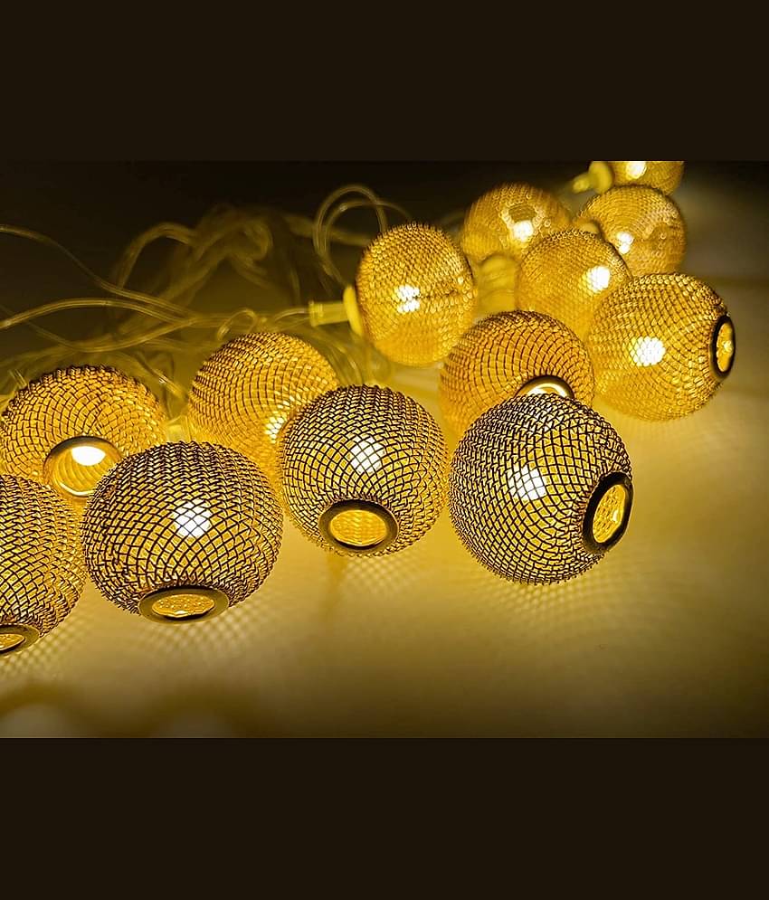 MIRADH Yellow 3Mtr String Light ( Pack of 1 )