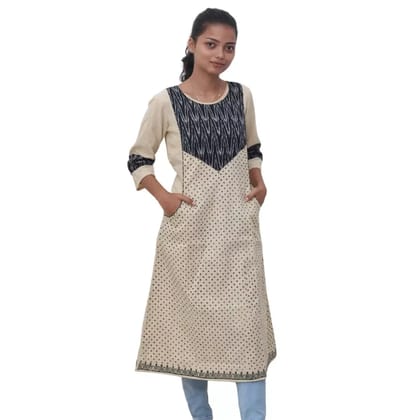 Tisser ikat kurti Long Kurti