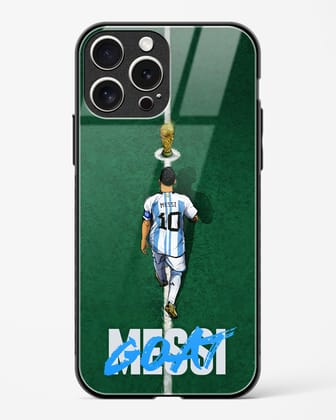 Lionel Messi GOAT Glass Case Phone Cover