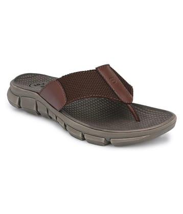 Big Fox - Brown PU Daily Slipper - None