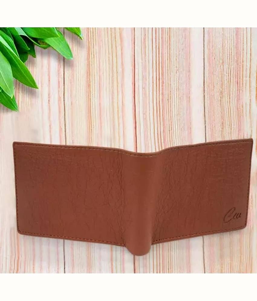 Classic World PU Solid Men's RFID Wallet With 9 Slots For Card ( Brown , Pack of 1 )