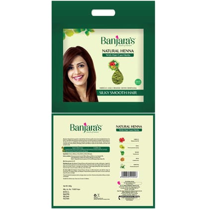Banjara's Natural Henna Powder, 500 G Banjara's Natural Henna Powder, 500 G