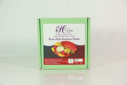 Resin Haladi Kumkum Platter Resin Haladi Kumkum Platter