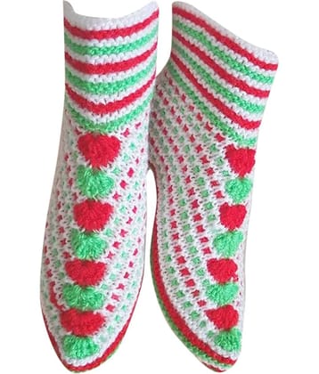 KC Store - Multicolor Woollen Women's Ankle Length Socks ( Pack of 1 )