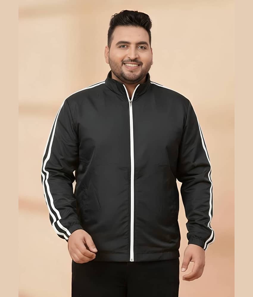 PLUS PARADISE Polyester Men's Windcheater Jacket - Black ( Pack of 1 )
