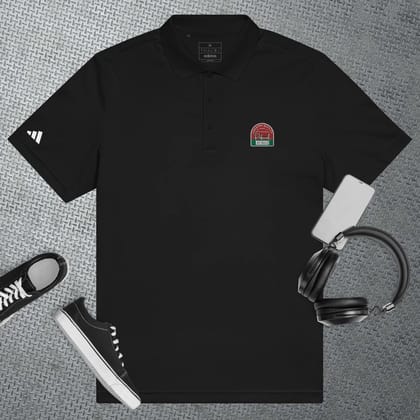 Adidas Sports Polo with ZaaQ Embroidery on it  Elevate Your Athletic Style