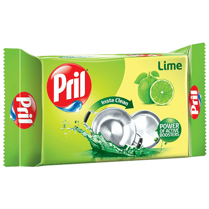 Pril Dishwash Bar - Lime & Vinegar, 400 G Pack Pril Dishwash Bar - Lime & Vinegar, 400 G Pack