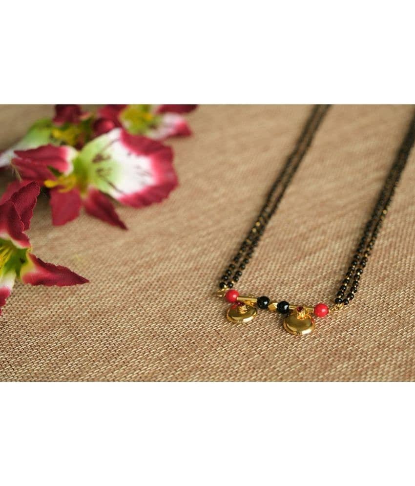 JIPPA Golden Mangalsutra ( Pack of 1 )