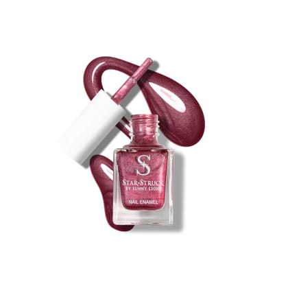 StarStruck by Sunny Leone - Metalic Plum - Metallic Nail Polish | High-Impact Shine, Chip-Resistant & Quick Dry StarStruck by Sunny Leone - Metalic Plum - Metallic Nail Polish | High-Impact Shine, Chip-Resistant & Quick Dry