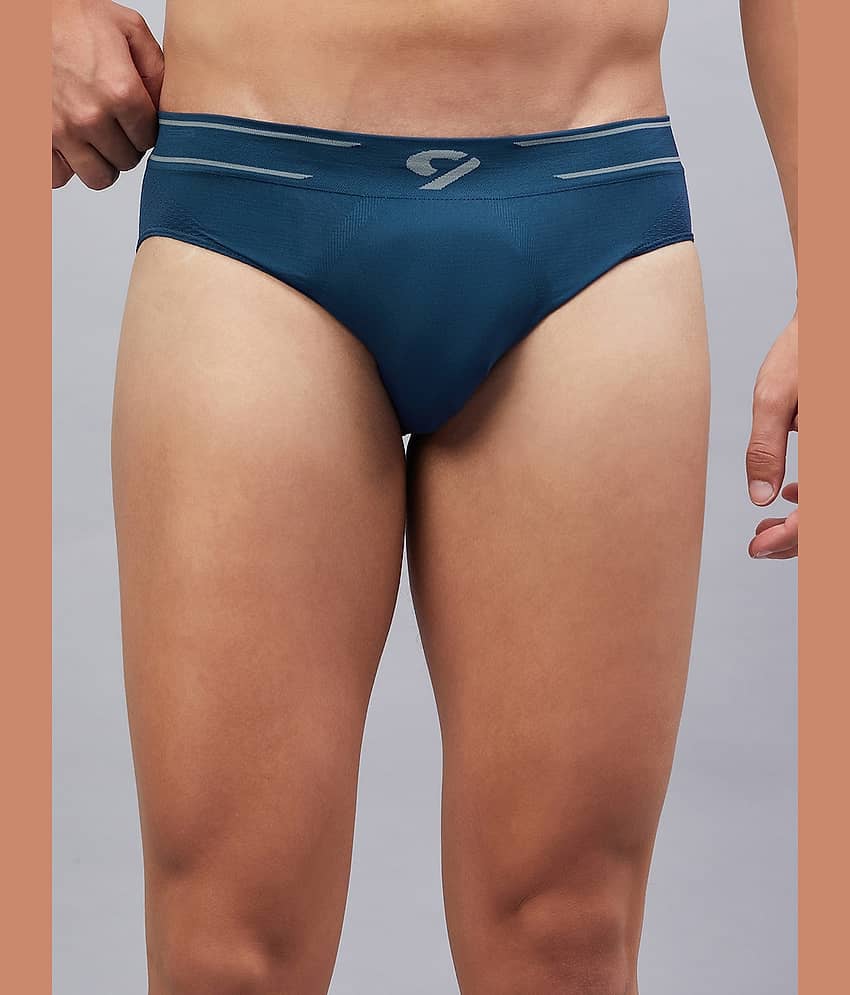 C9 Airwear Pack of 1 Nylon Briefs For Men's ( Blue )