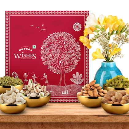 Nutraj Wishes Nutty Groove Diwali Gift Box 600g | GB-82