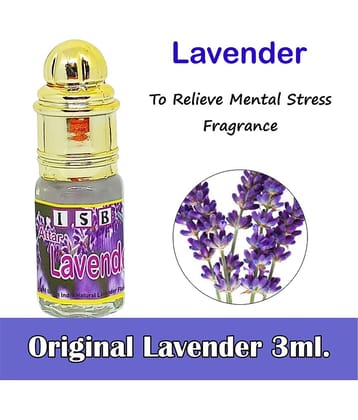 INDRA SUGANDH BHANDAR ATTAR NEW LAVENDER MUSK ATTAR 3ML ~ Real and Pure Lavender Oil for Men|Women|Religious Use ~ Long lasting Fragrance